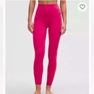Lululemon Align High Rise Leggings Hot Coral